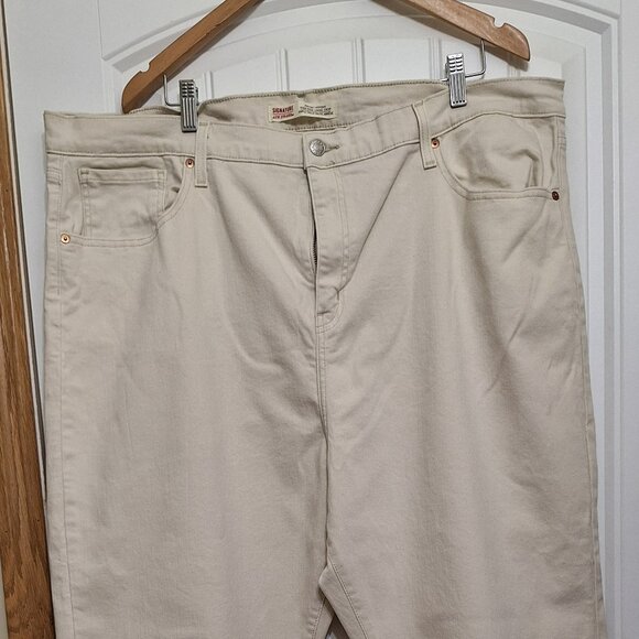 Signature from Levi Straus Heritage High rise Loose Crop Women's Jeans size W26 - Picture 2 of 13